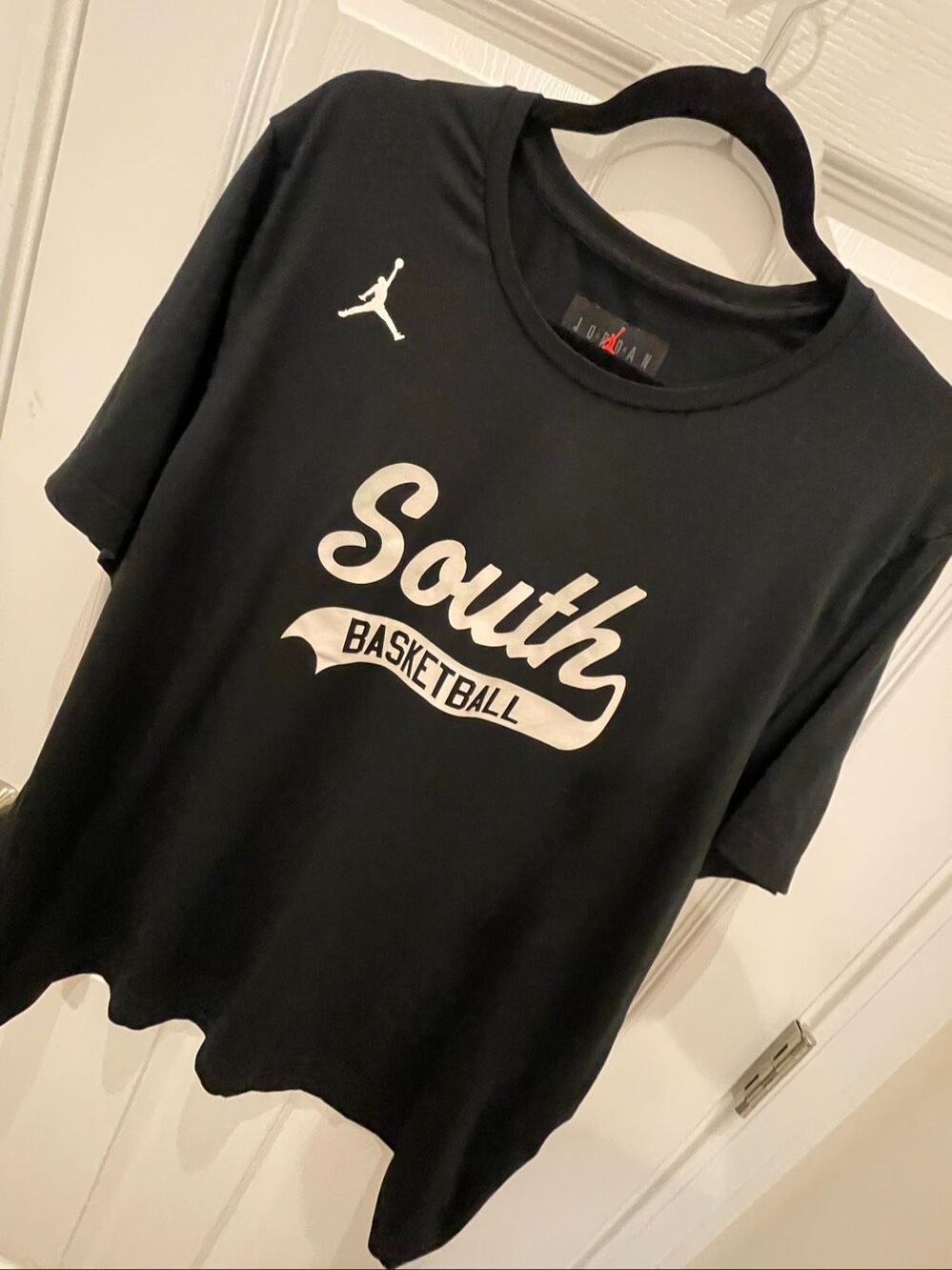 Jordan South Basketball T-Shirt Black XL Jumpman Graphic